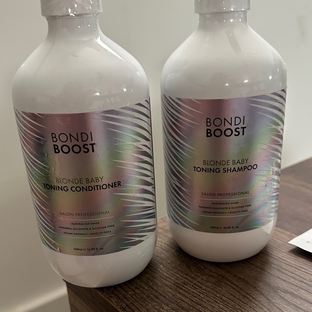 Ulta Beauty Bondi Boost Blonde Baby Toning Shampoo & Conditioner - Iridescent